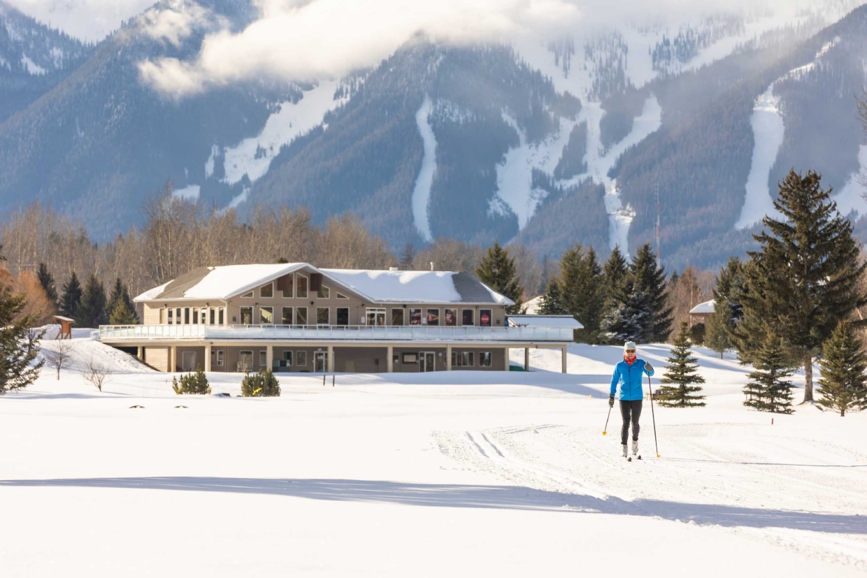 Day pass is required to XC Ski at the Fernie Golf Course