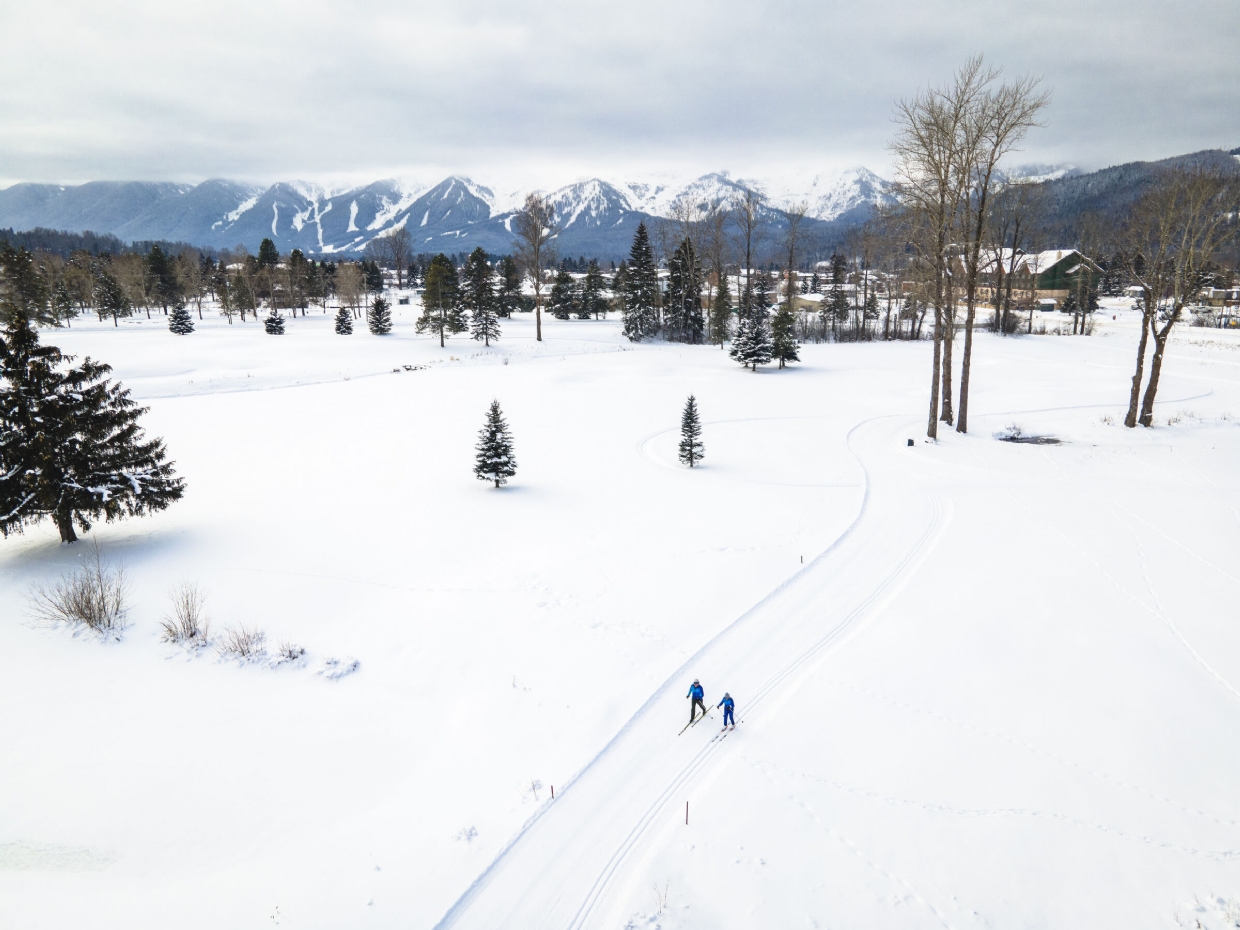 Nordic trails at Fernie Golf Course