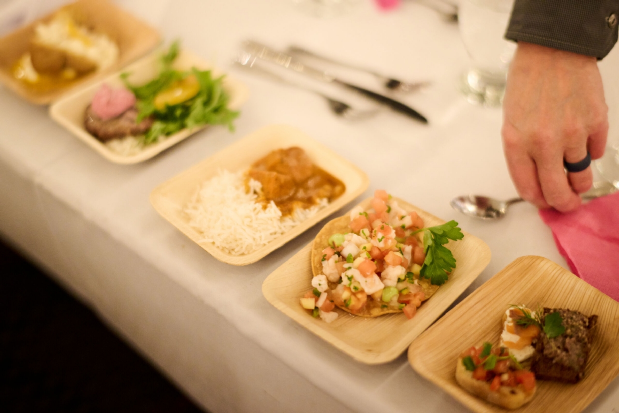 Delicious creations by local chefs and restaurants