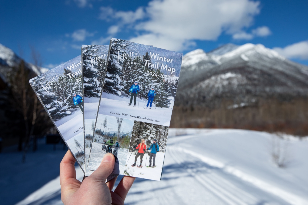 2025 Fernie Winter Trail Map