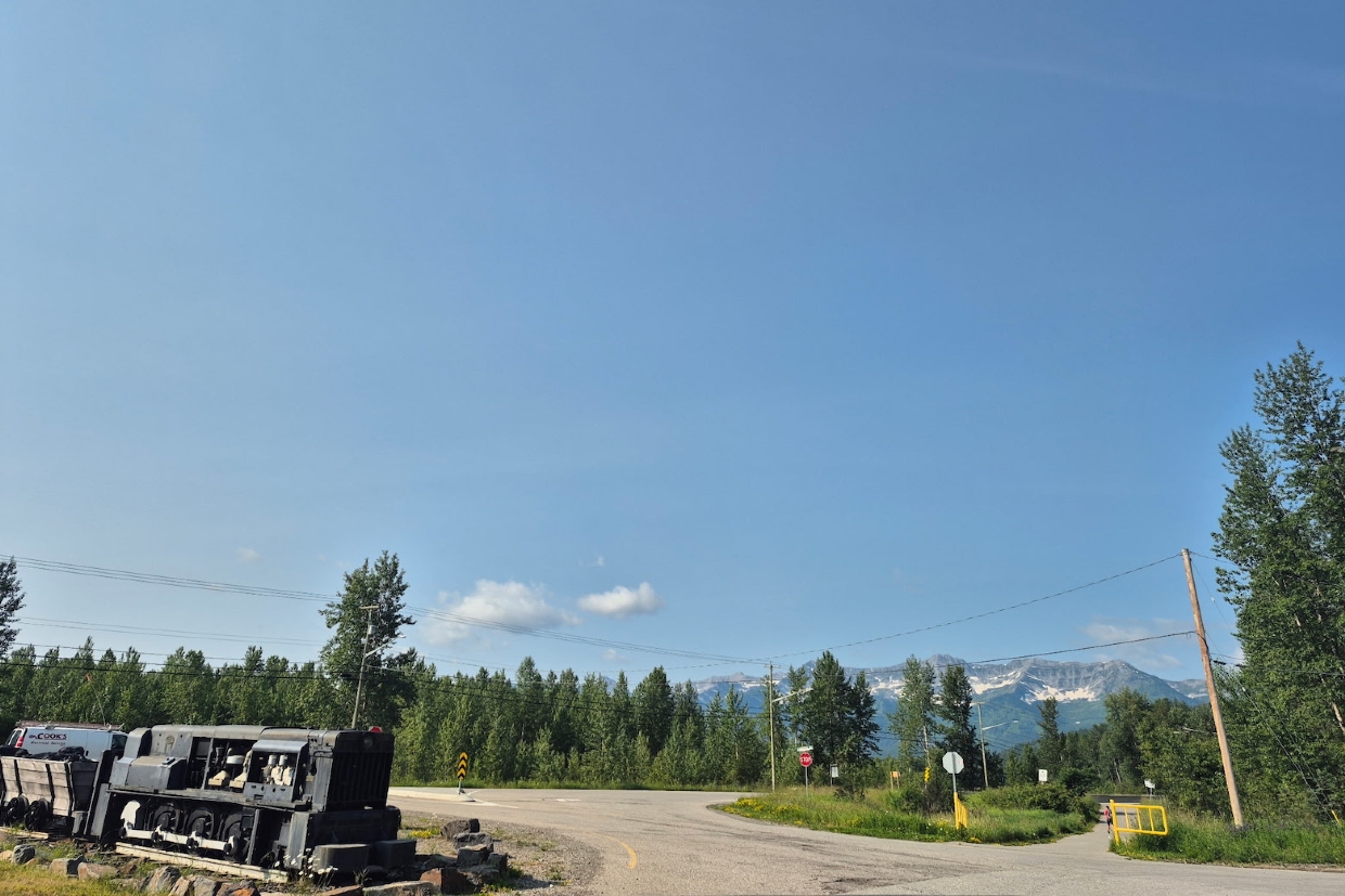 Looking Southeast from the Visitor Information Centre. 9.45am, Tuesday, June 24th, 2025.