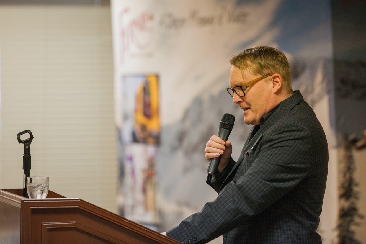 Tourism Fernie AGM Event 2017 - Mike McPhee, Acting Chair & MC