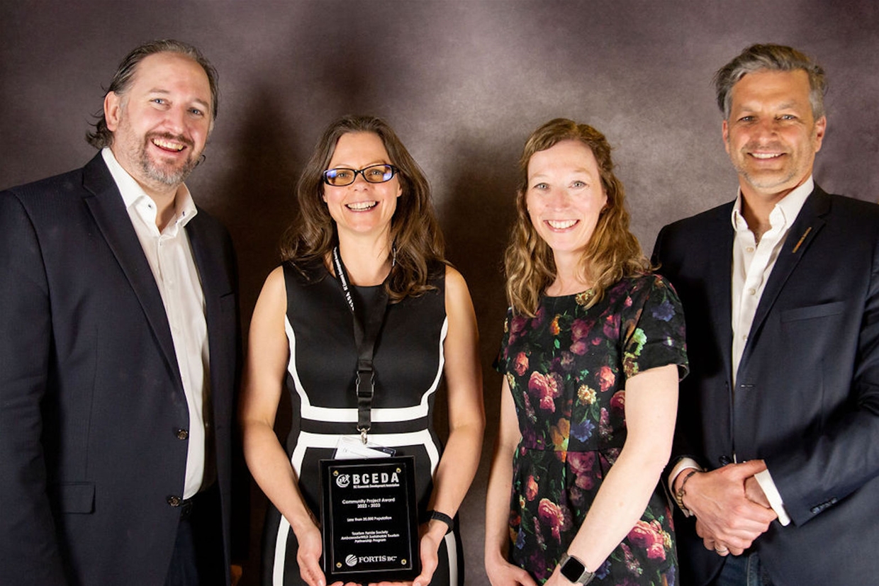 BCEDA Award for Sustainable Tourism Program by Tourism Fernie