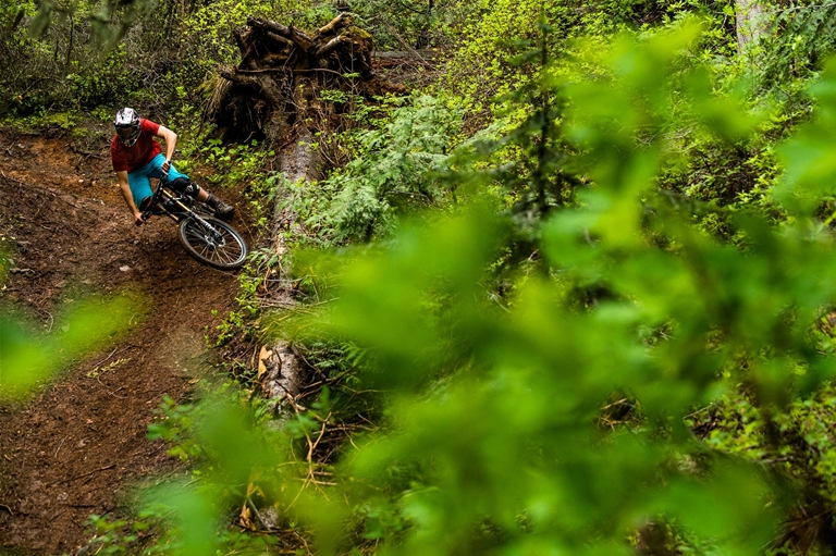 DH Riding the Fernie Bike Park
