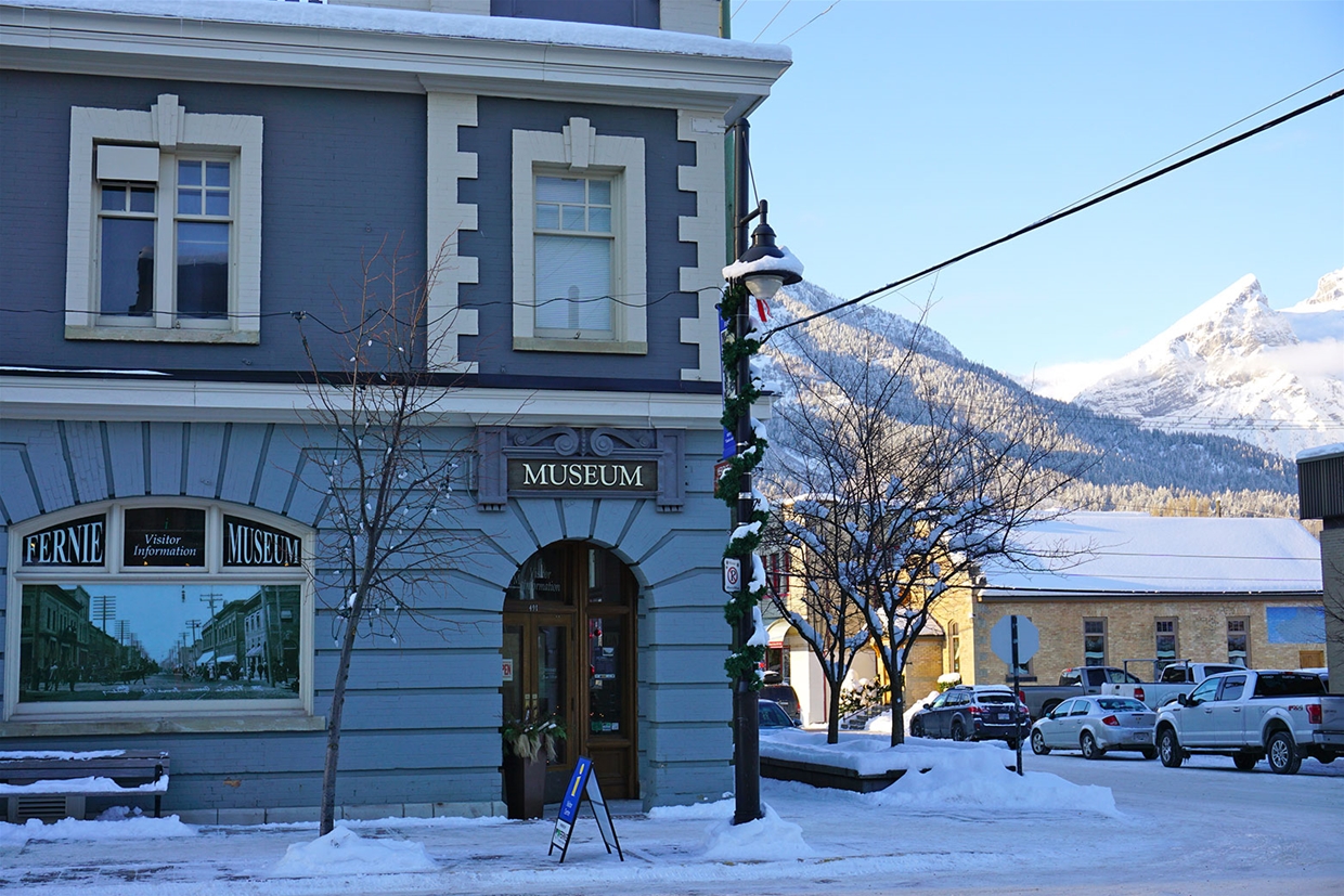 Fernie museum on 2nd Avenue