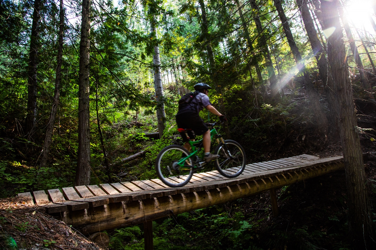 Elk Valley Trail connects Fernie to Elko, Hosmer, Sparwood, Elko with stunning singletrack 
