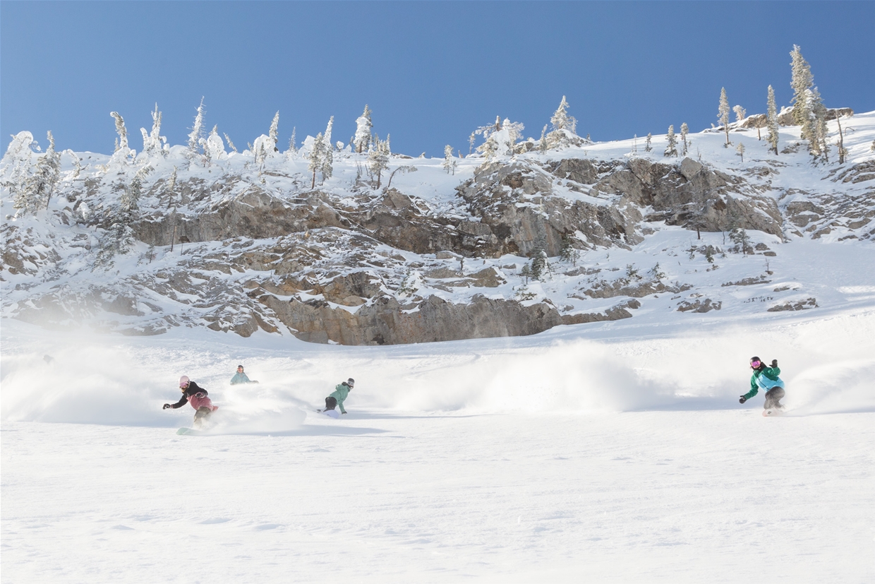 Spring pow at Fernie Alpine Resort