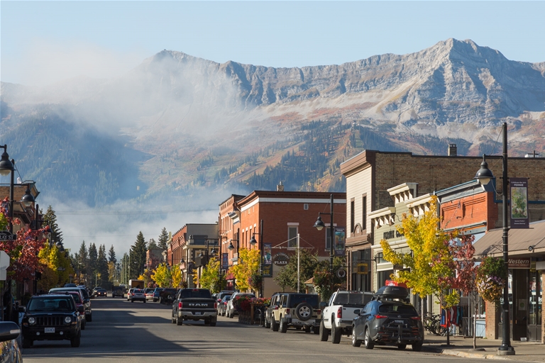 Fall  Season - Historic Downtown Fernie 