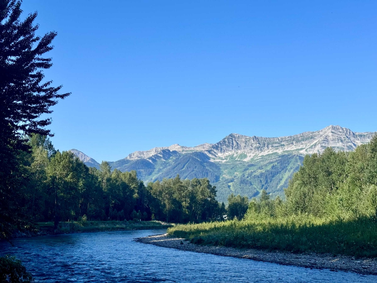 Fernie sky on July 14 at 8:45 am looking SW