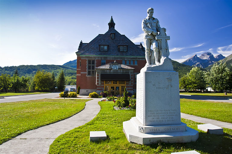The Fernie Courthouse built in 1909