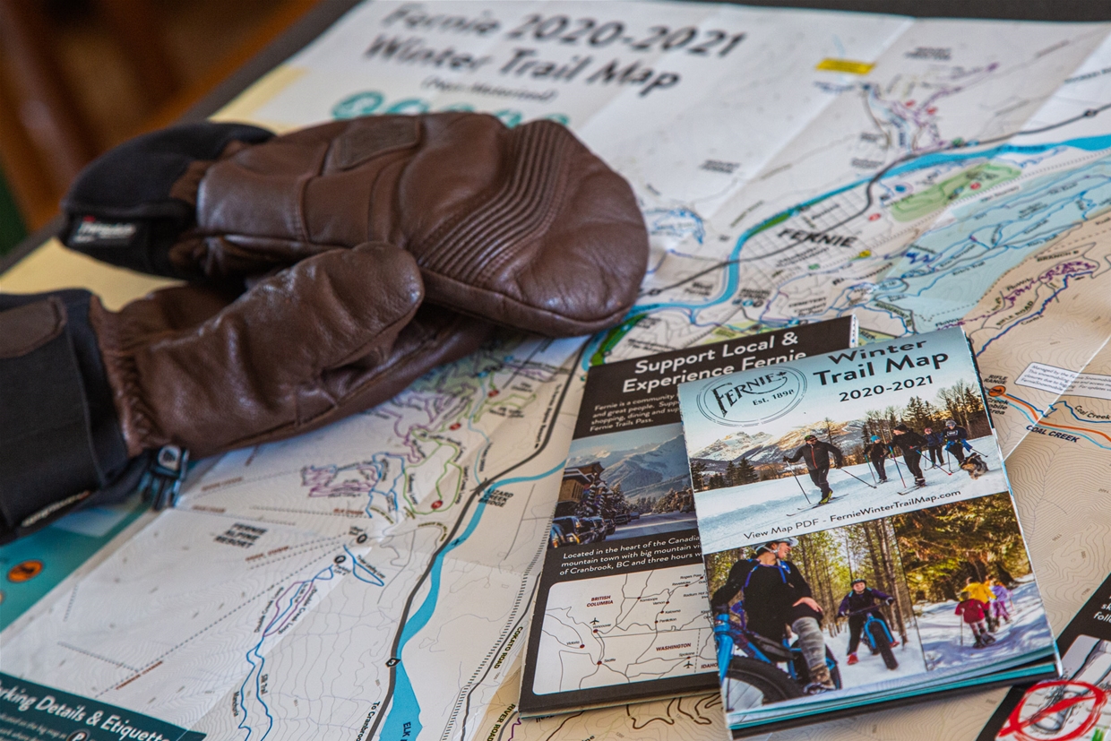 Fernie Winter Trail Map 2021