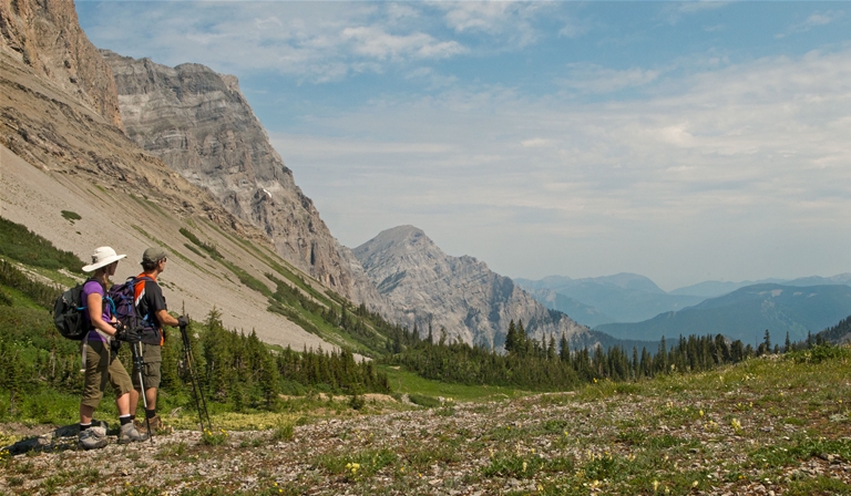 Big Rocky Mountain views along Heiko's Trail 