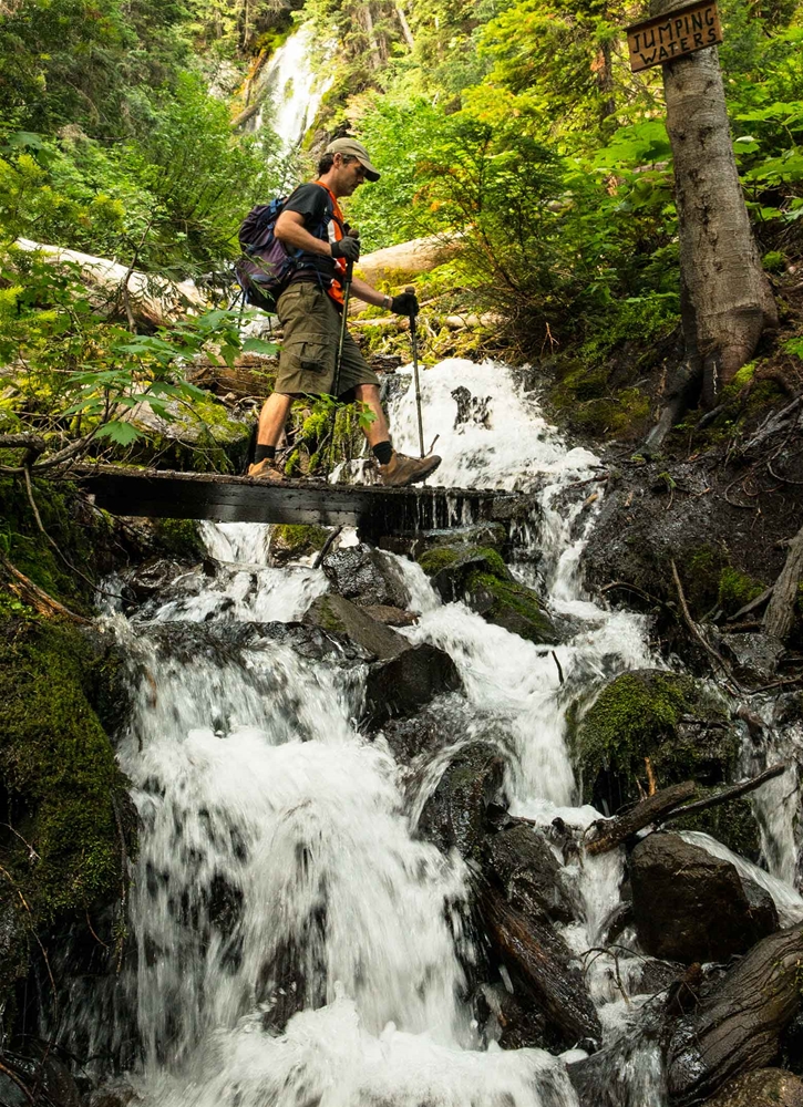 Jumping Waters on Heiko's Trail / Mountain Lakes Trail 