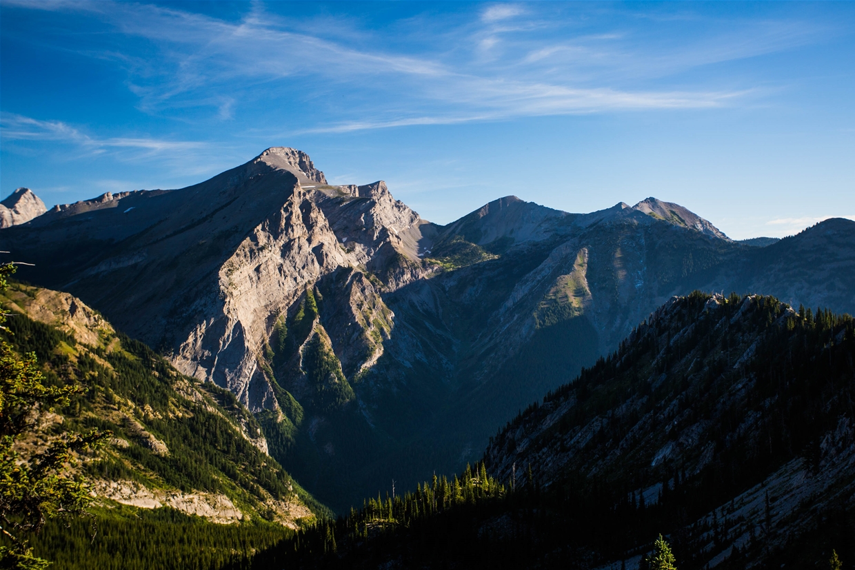 Looking North towards the Three Sisters