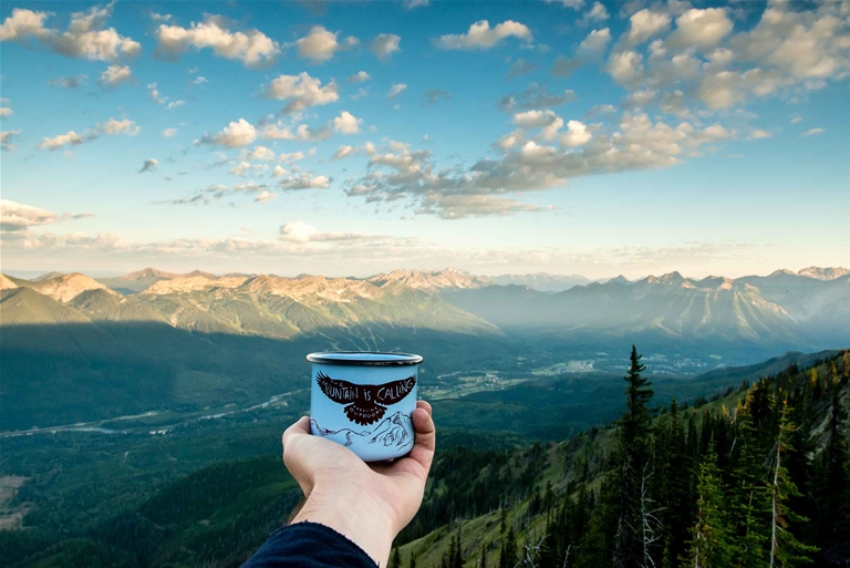 Morning views of Fernie from Morrissey Ridge. Credit Jeff Bartlett