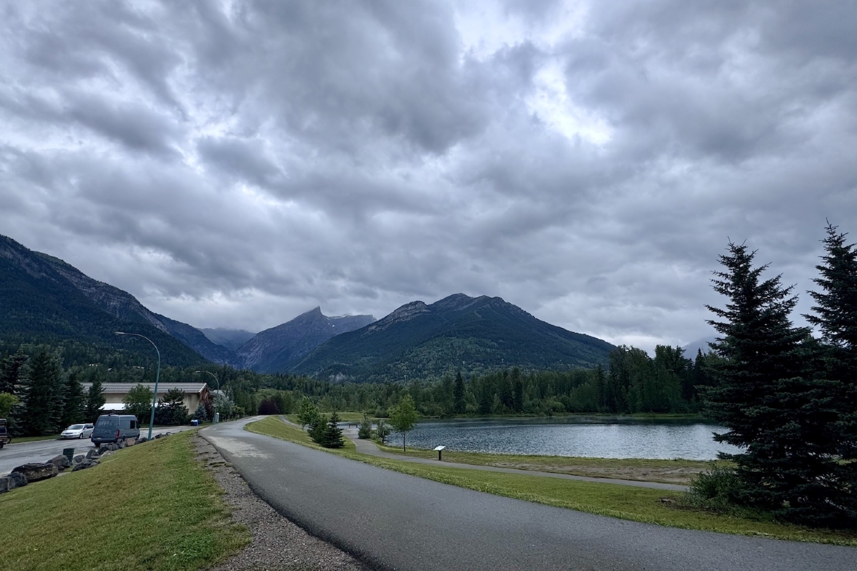 Maiden Lake looking North. 9am, Tuesday, July 15th, 2025.