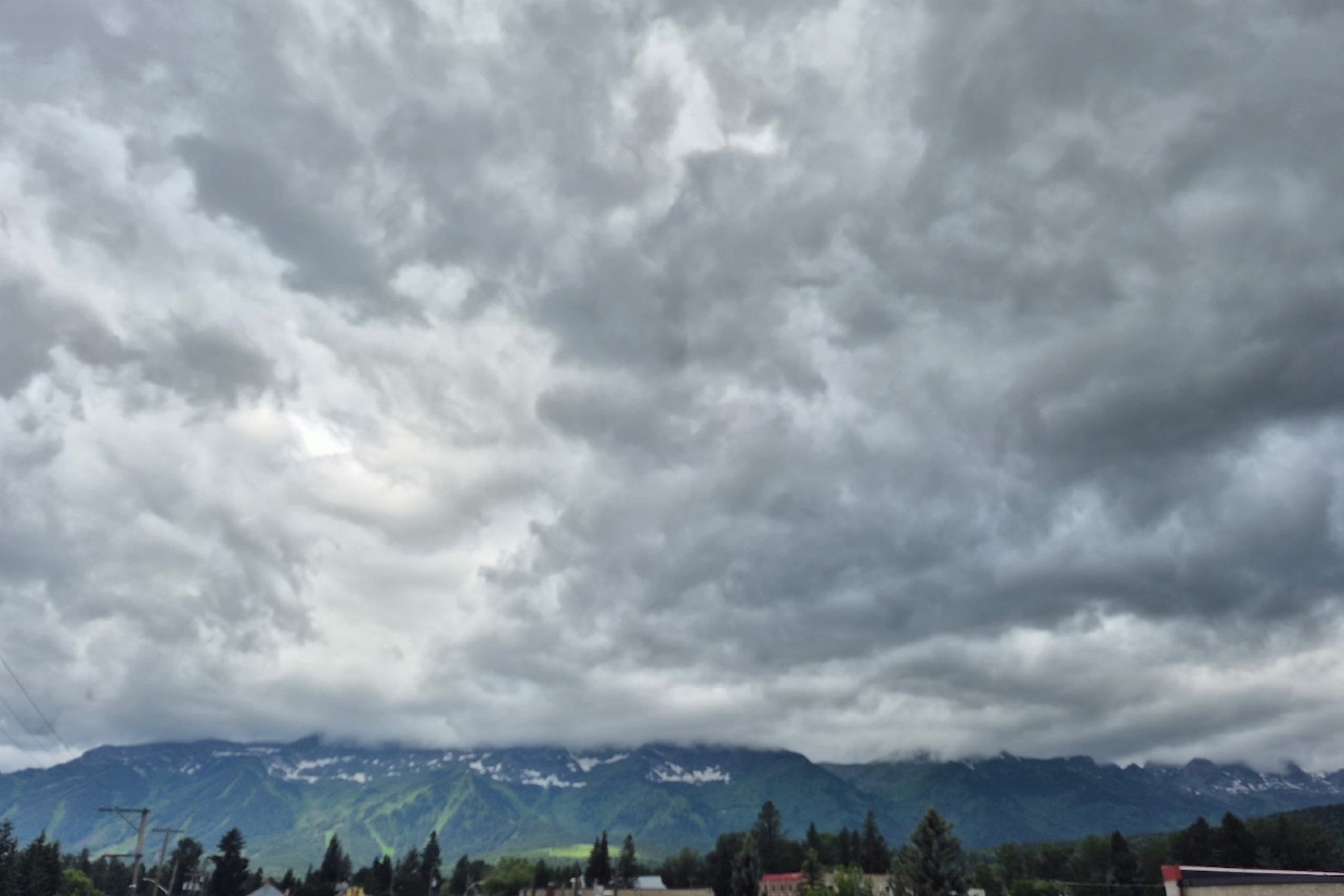Looking Norwest to the Lizard Range. 10.30am, Thursday, June 27th, 2025.