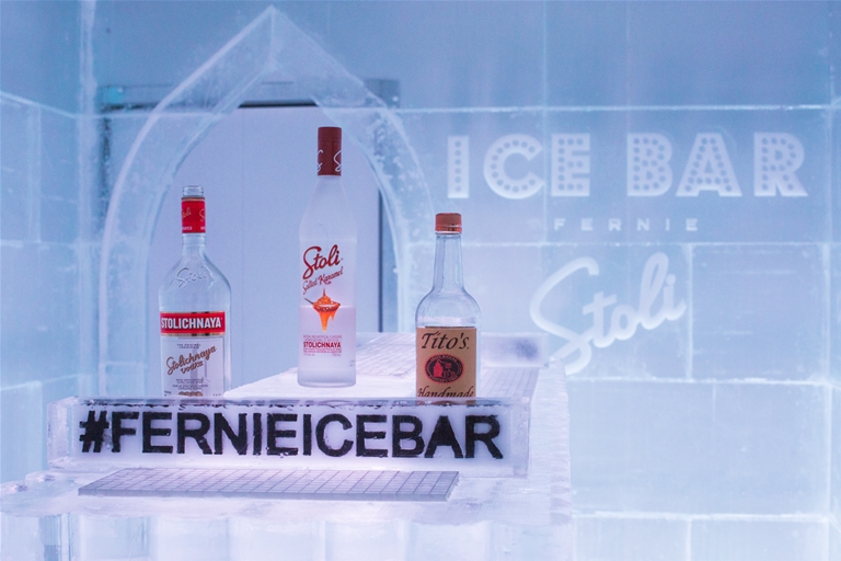 Ice Bar at Lizard Creek Lodge