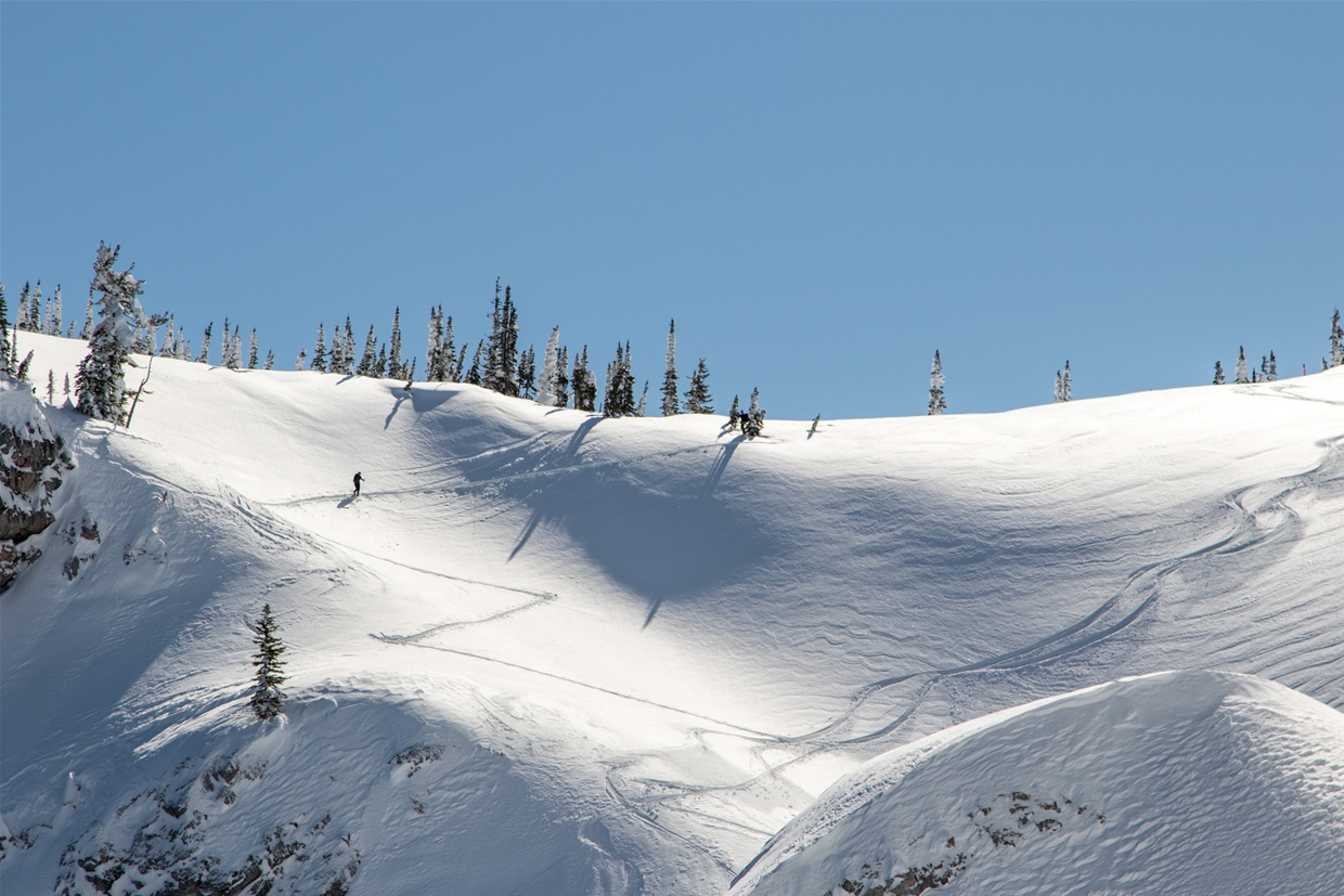 Ski Touring in Cabin Bowl