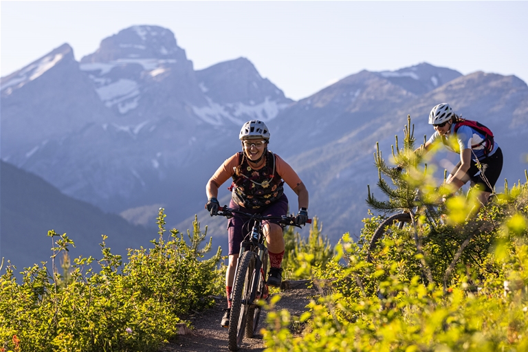 Summer mountain biking on Montane Trails