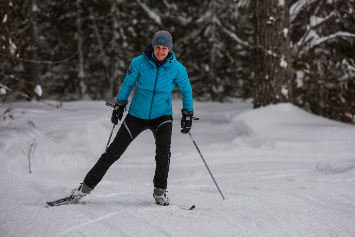 Elk Valley Nordic Centre in Fernie - Skate skier