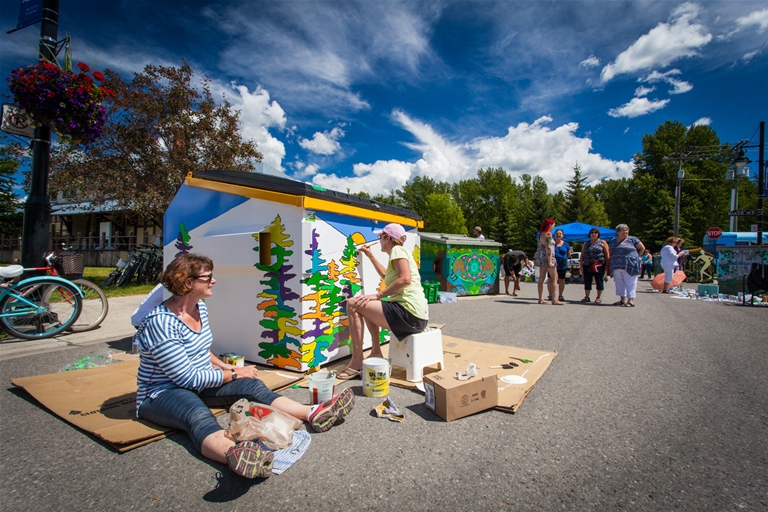 Find us by the Fernie Arts Station