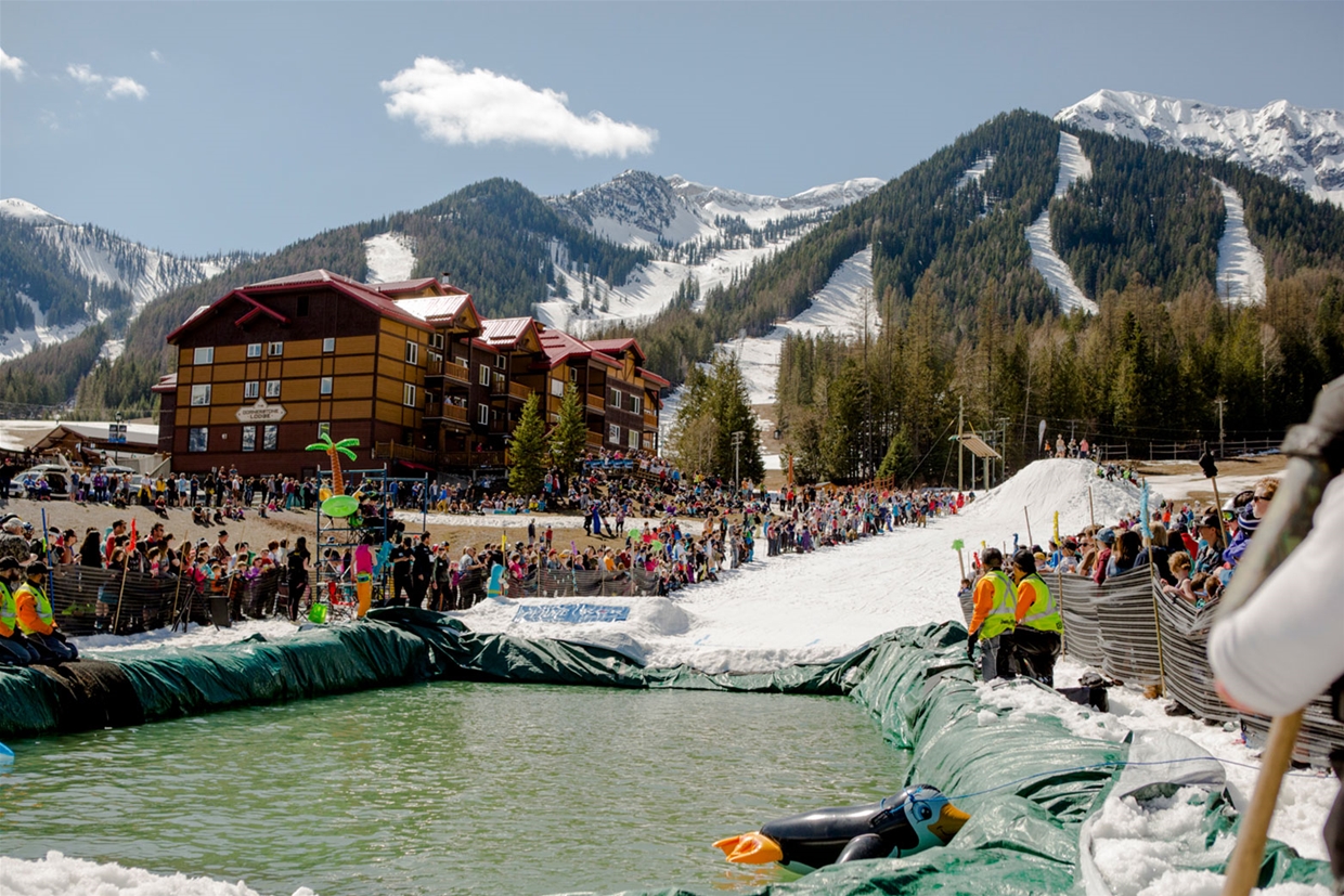 Slope Soaker - Fernival - Closing Weekend at Fernie Alpine Resort