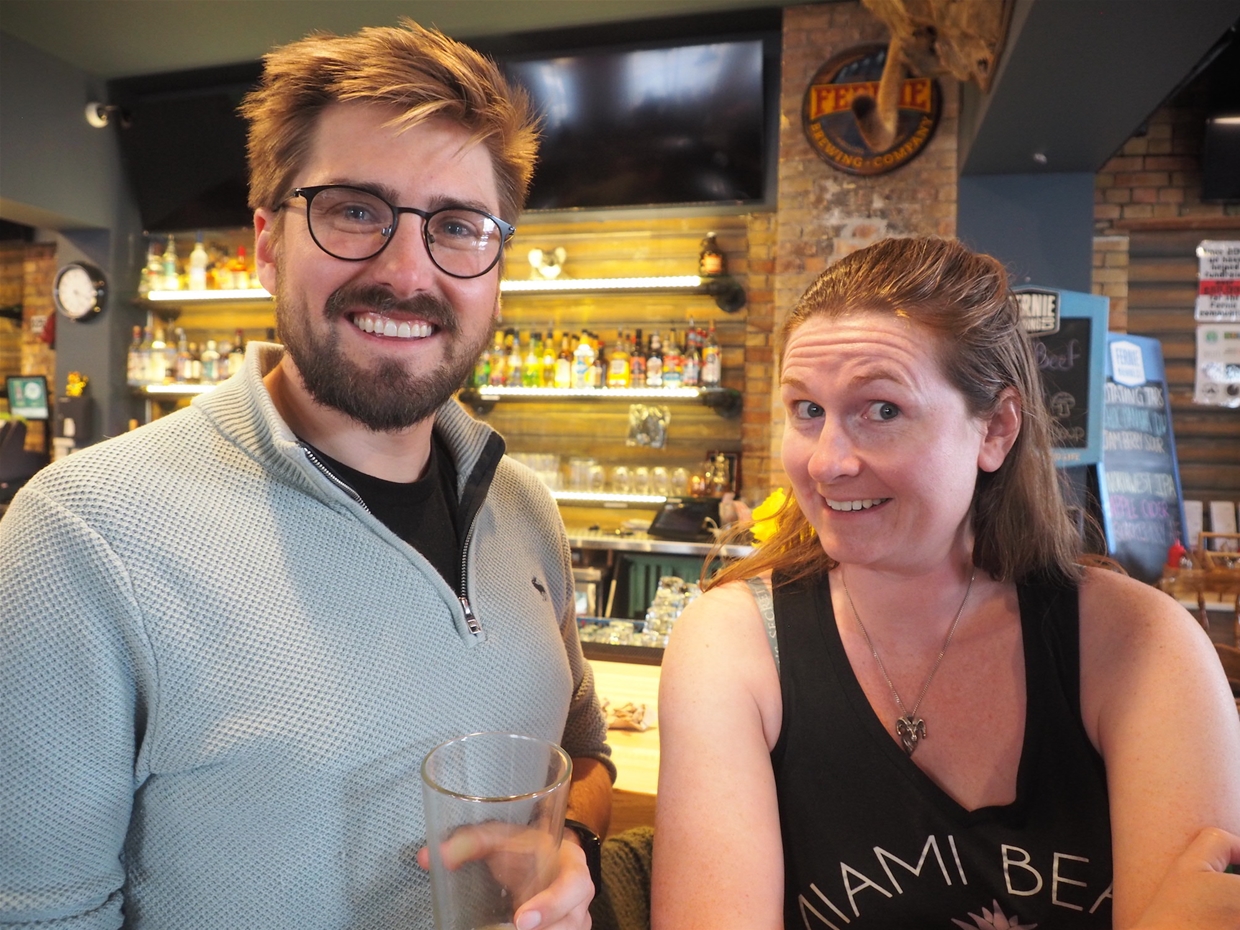 Representatives from Elk Valley Economic Initiative & Fernie Pride Society