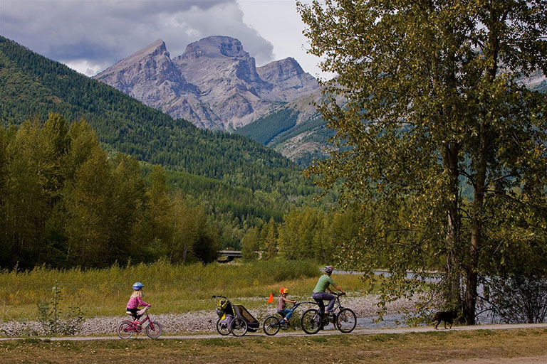 Bike trails all around town