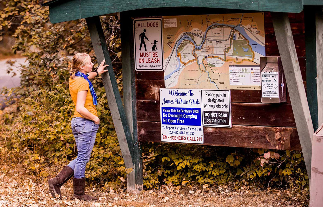 Park information board