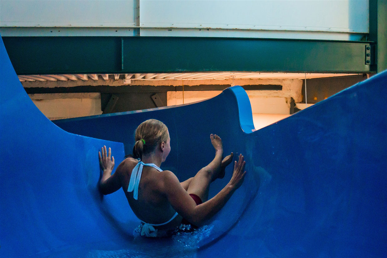 Aquatic Centre water slide