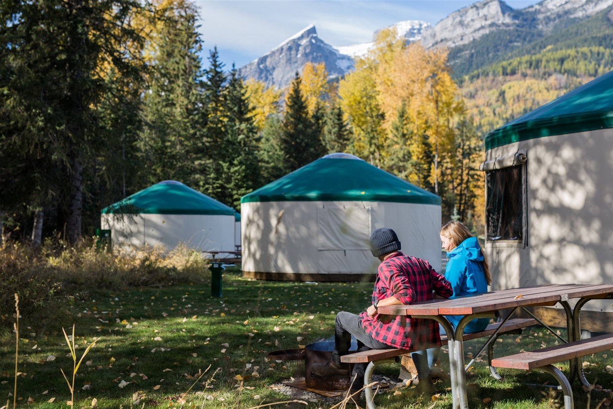 With mountain views all around