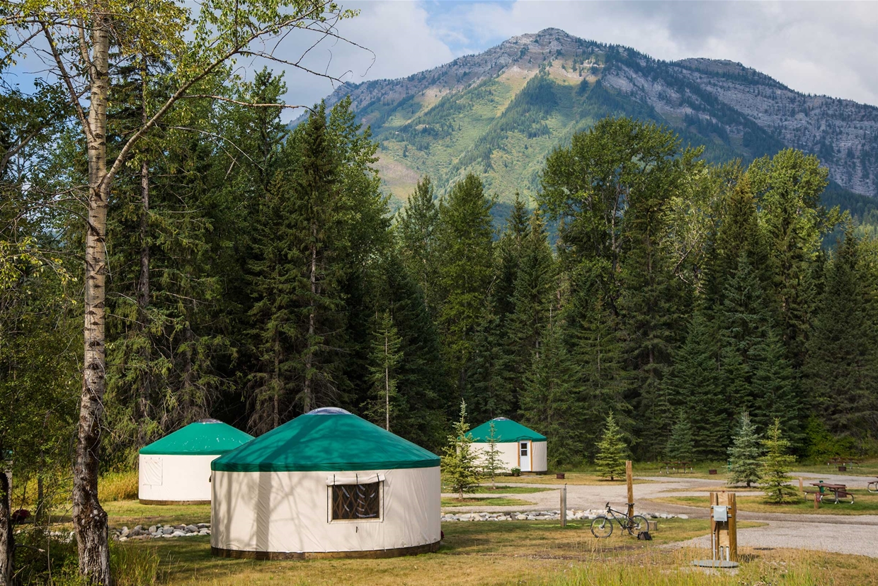 Yurts at Fernie RV Resort