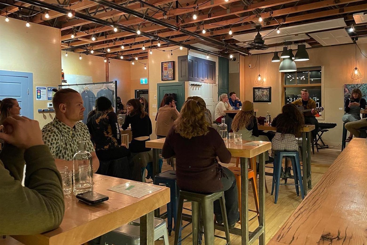 Enjoy live entertainment and award winning cocktails