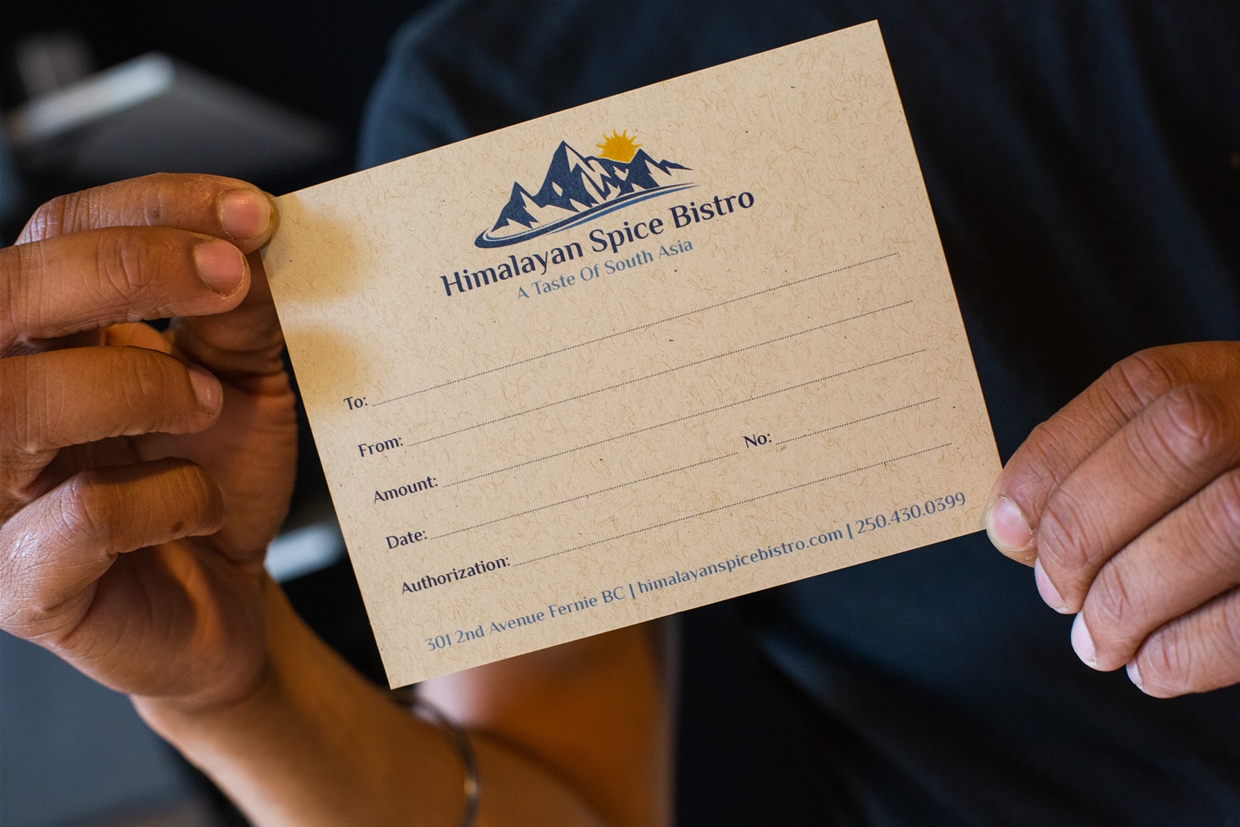 Know somebody who deserves a meal out, treat them to a gift card