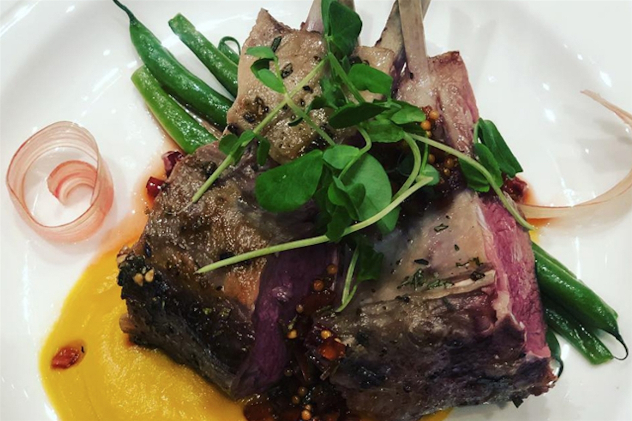 Locally sourced meats and produce