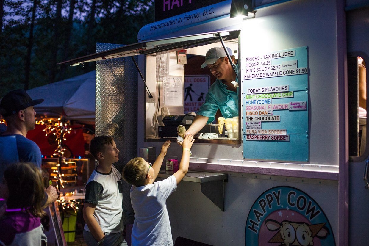 Watch out for our ice cream truck at at events this summer