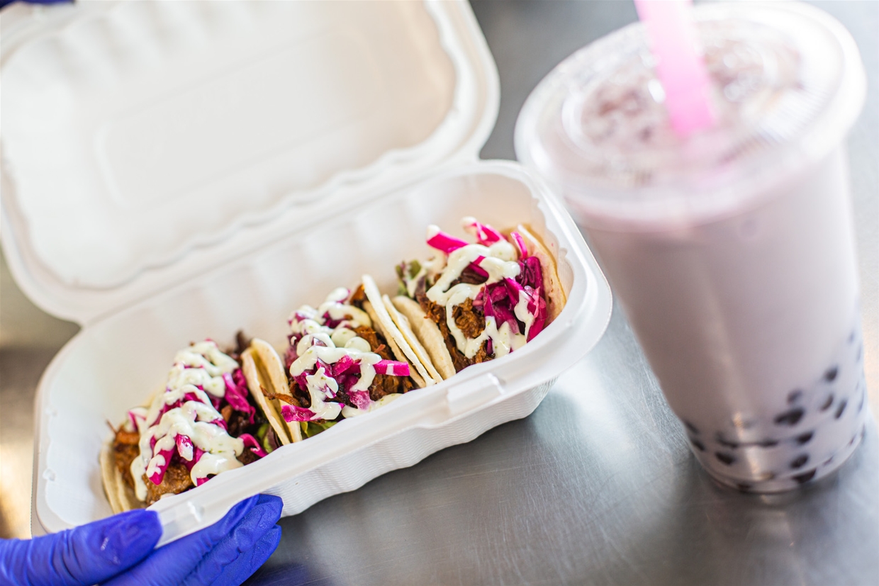 Pick up a delicious Vietnamese coffee or bubble tea with your meal