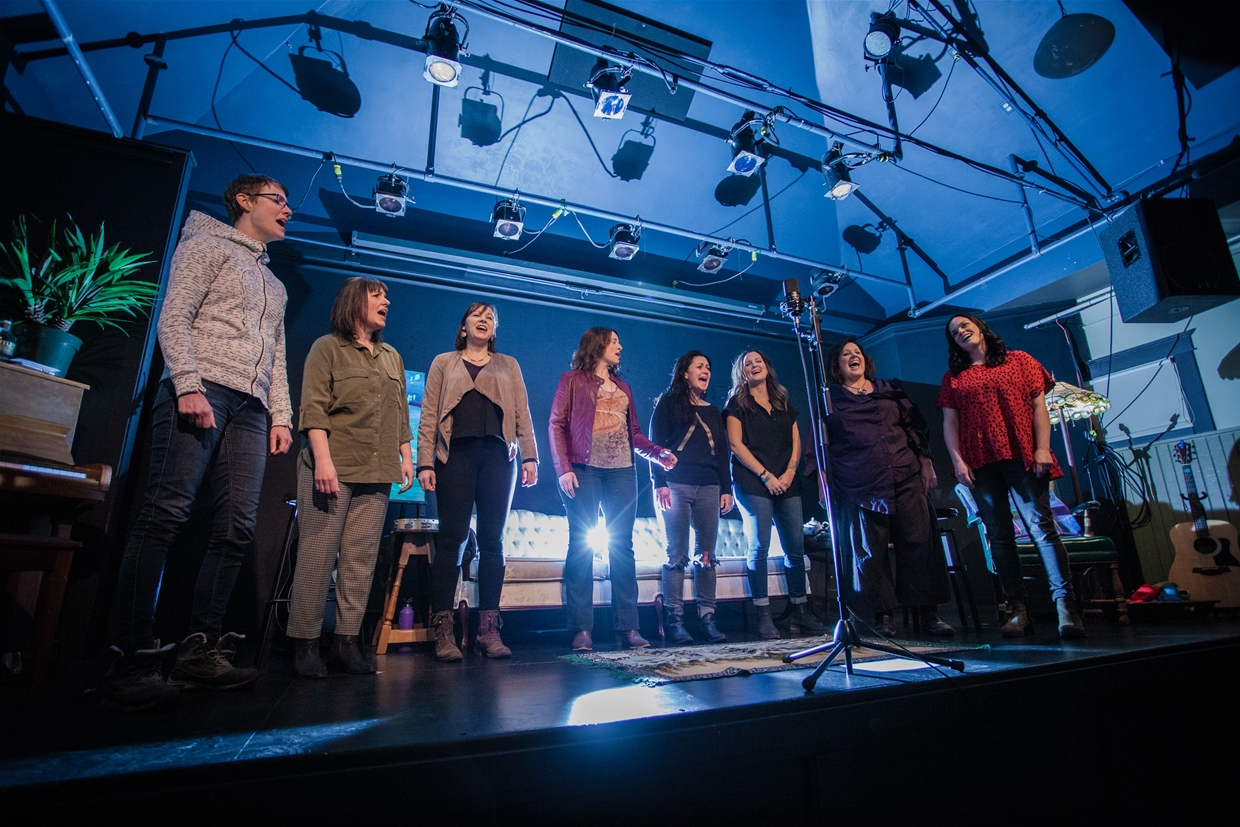 The Audielles live at Fernie Art Station