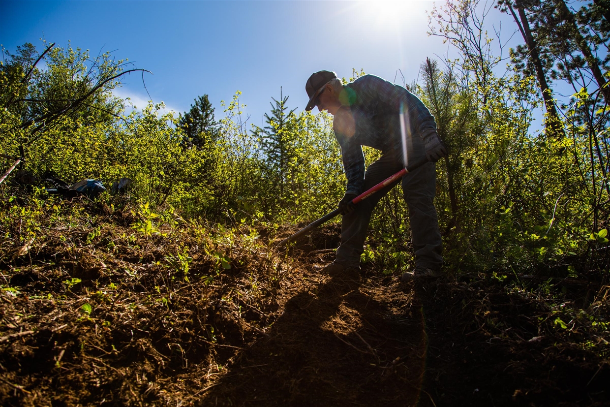 Volunteer trail crews meet regularly to fix and build Fernie's trails