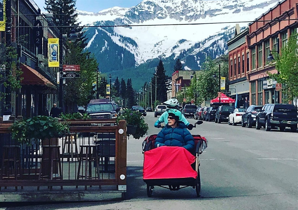Cycling Without Age in Fernie