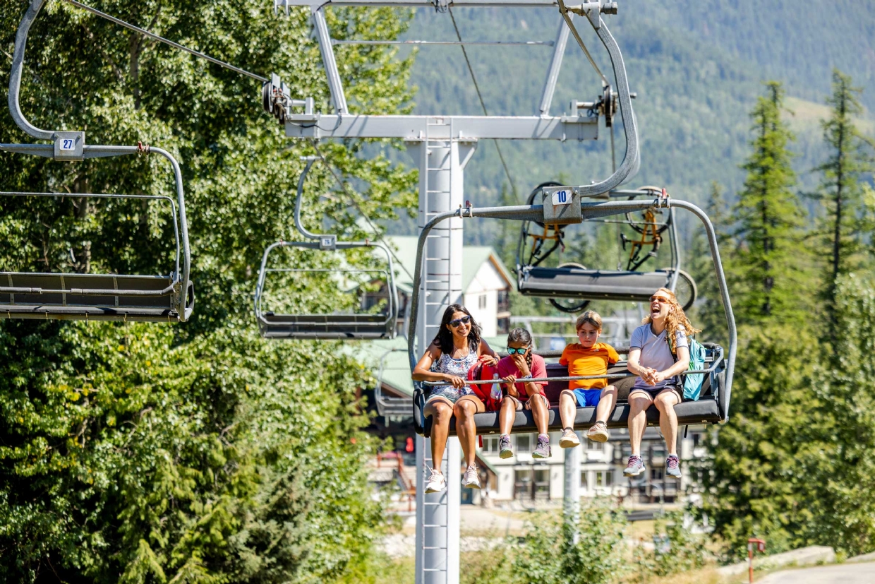 Hop on the Elk Chair at Fernie Alpine Resort