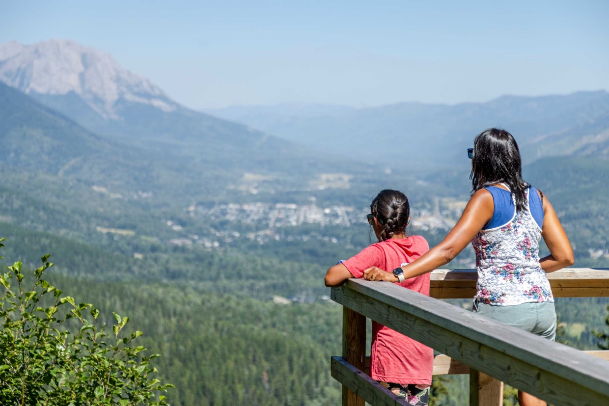 Scenic views on the Elk Valley from Fernie Alpine Resort