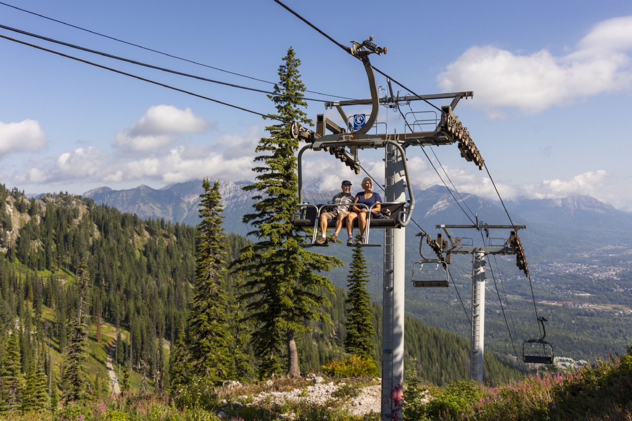 Timber chair will take you to some scenic hikes