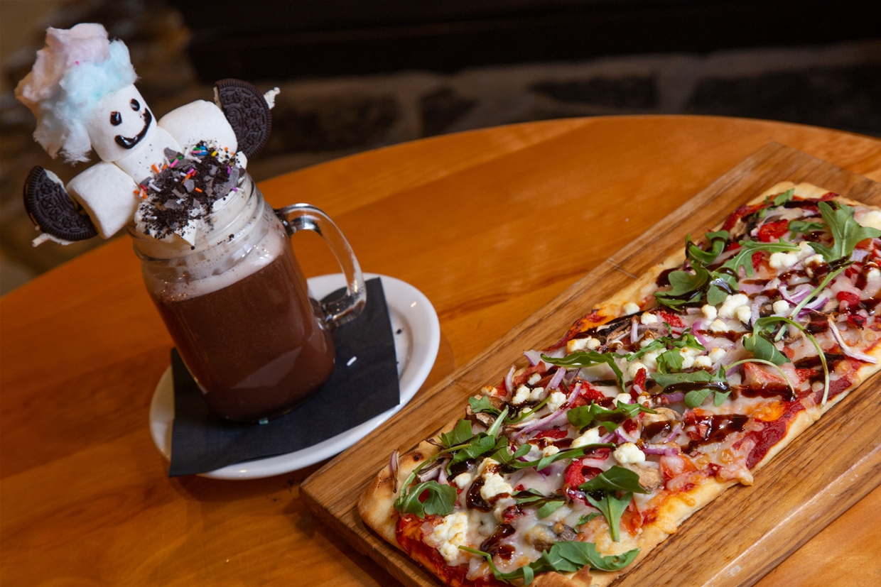 Snowman Hot Chocolate. Only at Legends