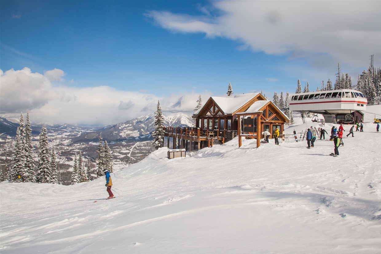 Lost Boys Cafe at the top of Timber Chair in Fernie BC