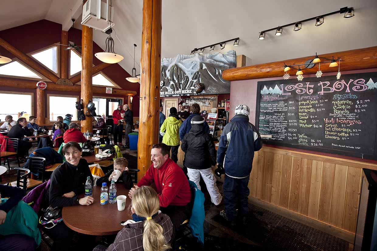 Lost Boys Cafe at Fernie Alpine Resort
