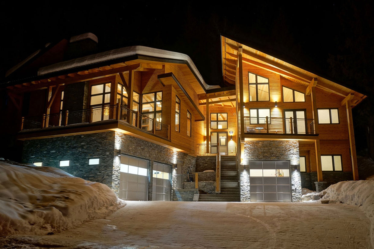 Stunning mountain homes.