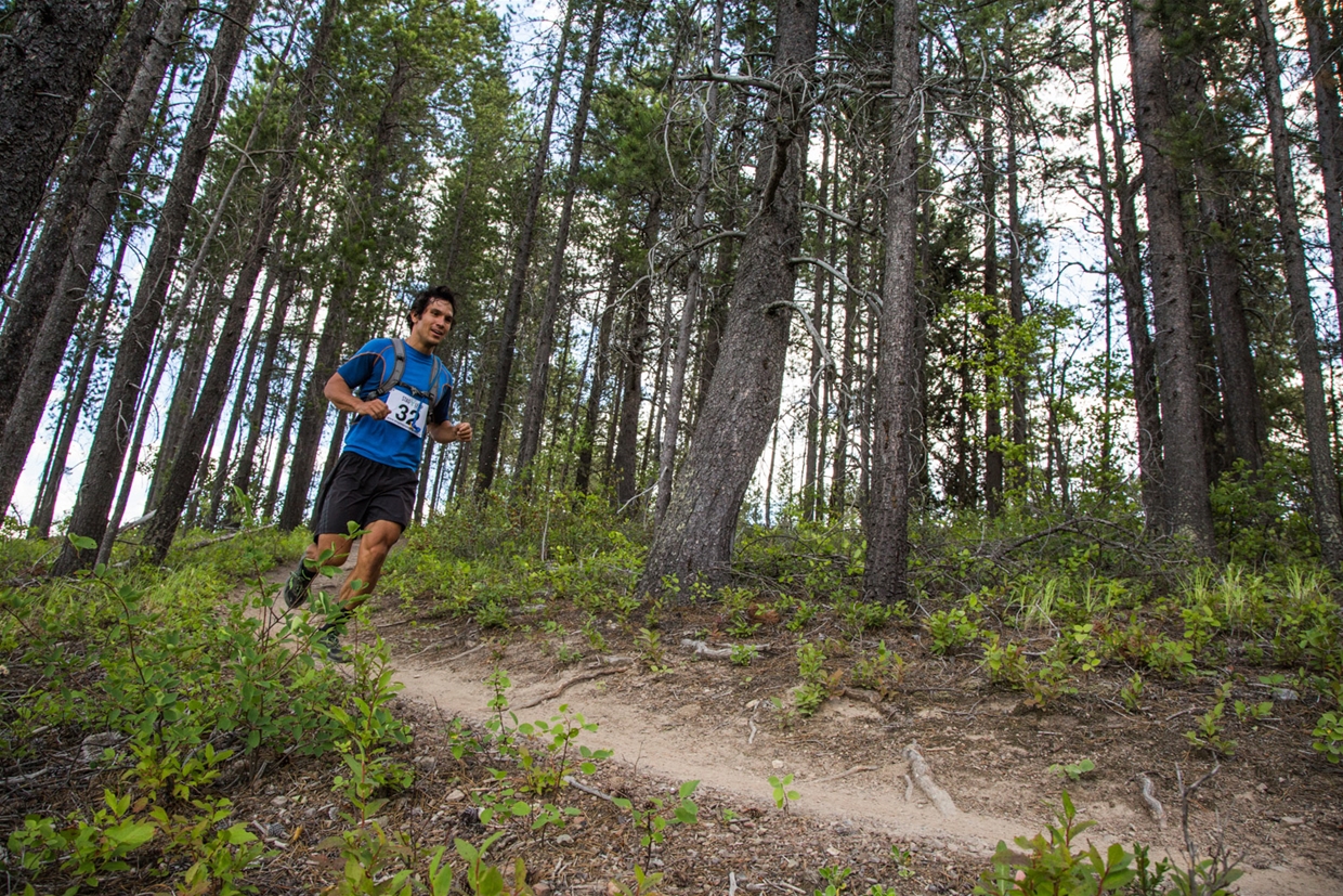 Trailing running on local trails