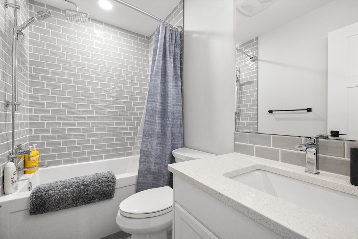 Clean, modern styling and fixtures